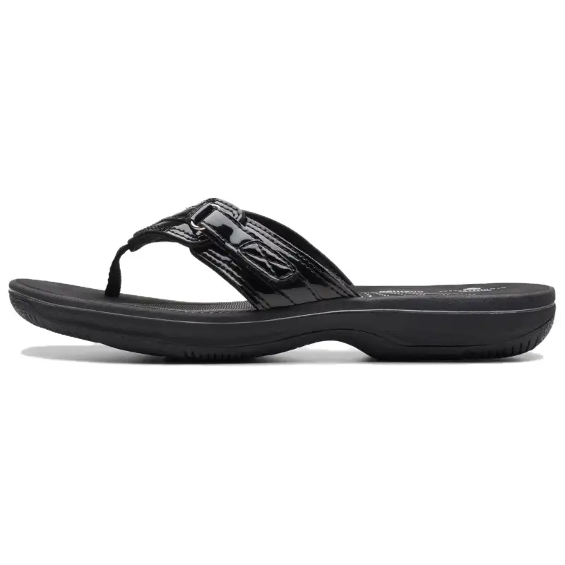 Clarks Flip Flops Women's Black