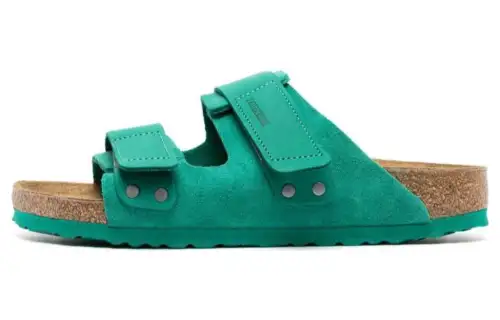 Birkenstock Uji Slide Slippers Women's Green
