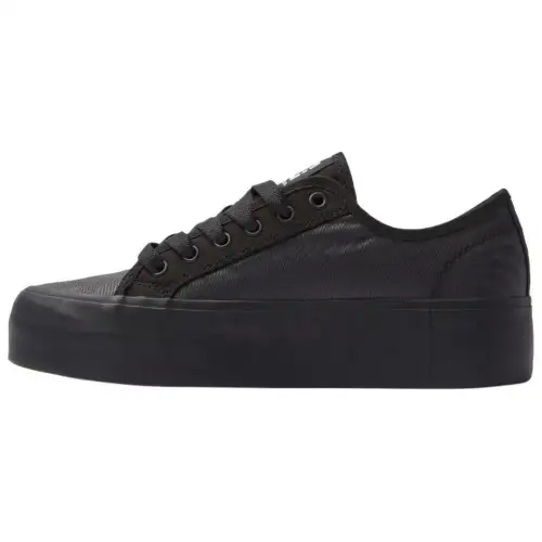 DC Shoes Manual Suede Low top Skateboard Shoes Women's Black