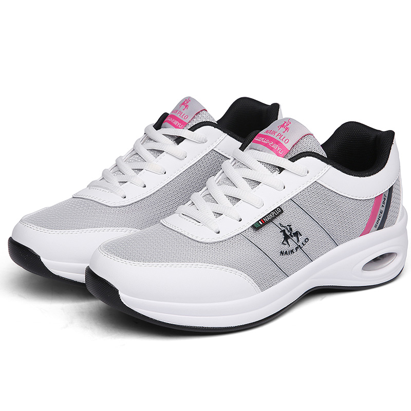 NAIKPLLO Fabric Lightweight Anti Slip Low top Running Shoes Women’s