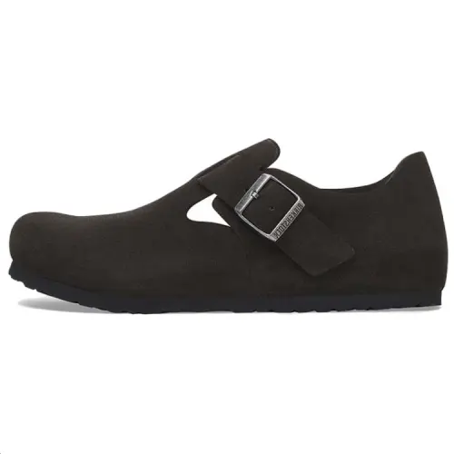 Birkenstock London Suede Leather 'Black'