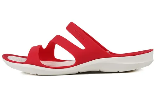 Crocs Swiftwater Slide Slippers Women's Red