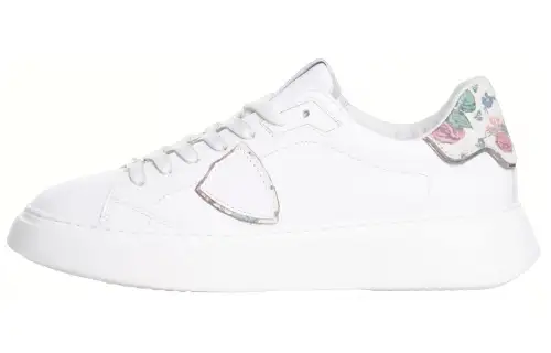 PHILIPPE MODEL Leather Low top Sports Casual Shoes Women's White