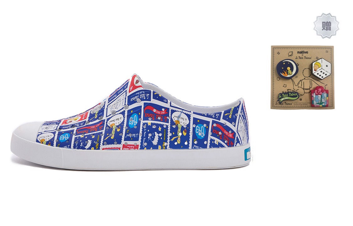 Сабо Native Shoes Jefferson (бело-синий)