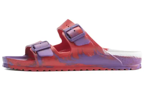 Birkenstock Arizona Stylish Sandal Unisex Fuchsia White