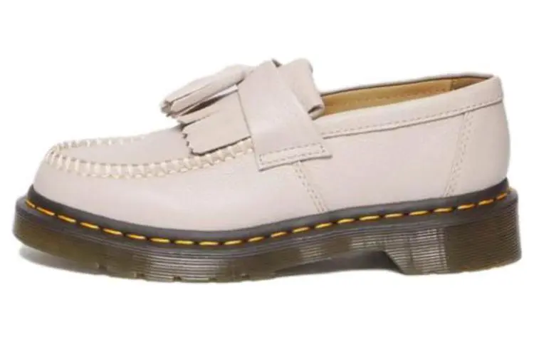 Dr. Martens Adrian Virginia Leather Tassel Loafers 'Vintage Taupe' Women's