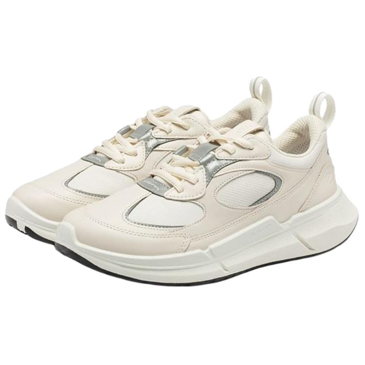 Ecco Biom 2.2 Cushioning Breathable Rebound Low top Casual Running Shoes Women’s Ice White 830903