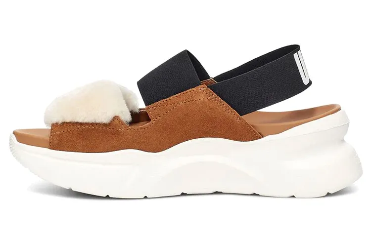 UGG Sports Sandals 'Chestnut Brown Black White' Women's