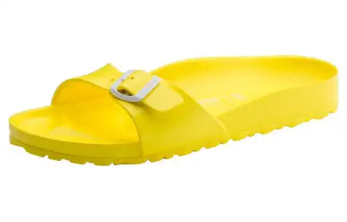 Birkenstock Slip Resistant Antibacterial Slip Resistant Antibacterial Slide Slippers Women's Neon Yellow