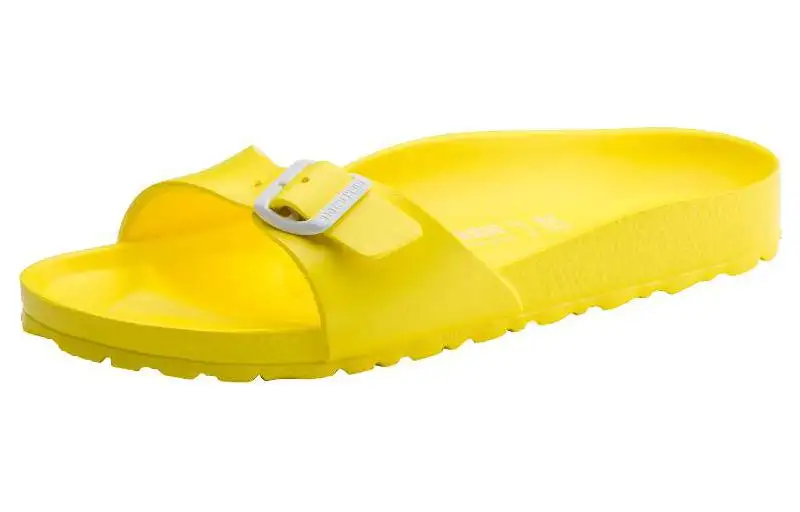Birkenstock Slip Resistant Antibacterial Slip Resistant Antibacterial Slide Slippers Women's Neon Yellow
