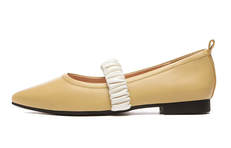 EVERAU Women's Casual Shoes Women's Low Top Ginger Yellow