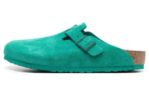 Birkenstock Boston suede clog sandals