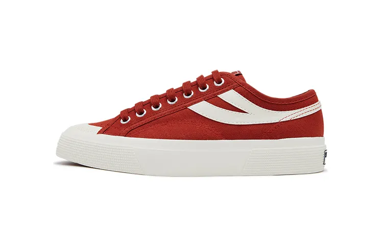 SUPERGA Low top Canvas Shoes Unisex Red