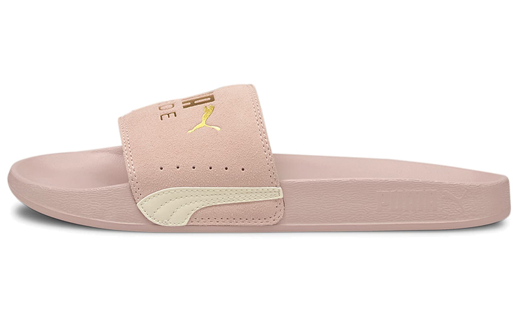 Женские шлепанцы PUMA Leadcat Ftr Suede Classic (розовое золото)