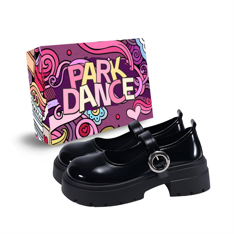 PARK DANCE Synthetic Leather Mary Jane Shoes Women's