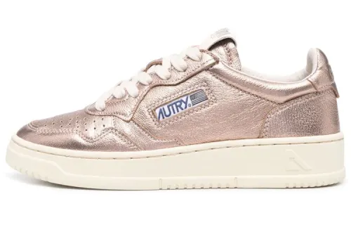AUTRY Medalist Leather Stylish Skateboarding Shoes Women's Pink