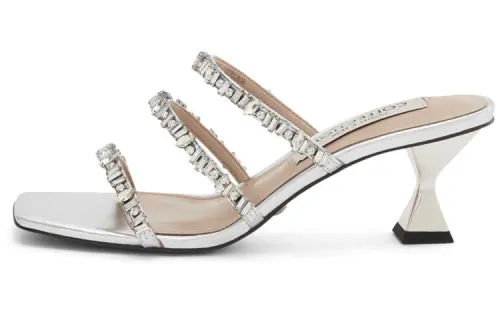 CHARLES&KEITH Pu Slim Heel High Heels 6CM Women's