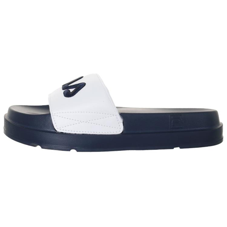 FILA Drifter Slide Slippers Unisex Marine White