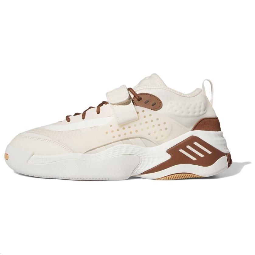 Кроссовки adidas originals streetball 3 III PUTPU (бело-коричневые)