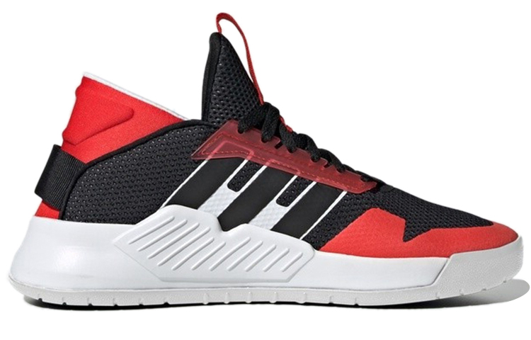 Мужские кроссовки adidas neo BBALL90S (черно-красные) — фото 2