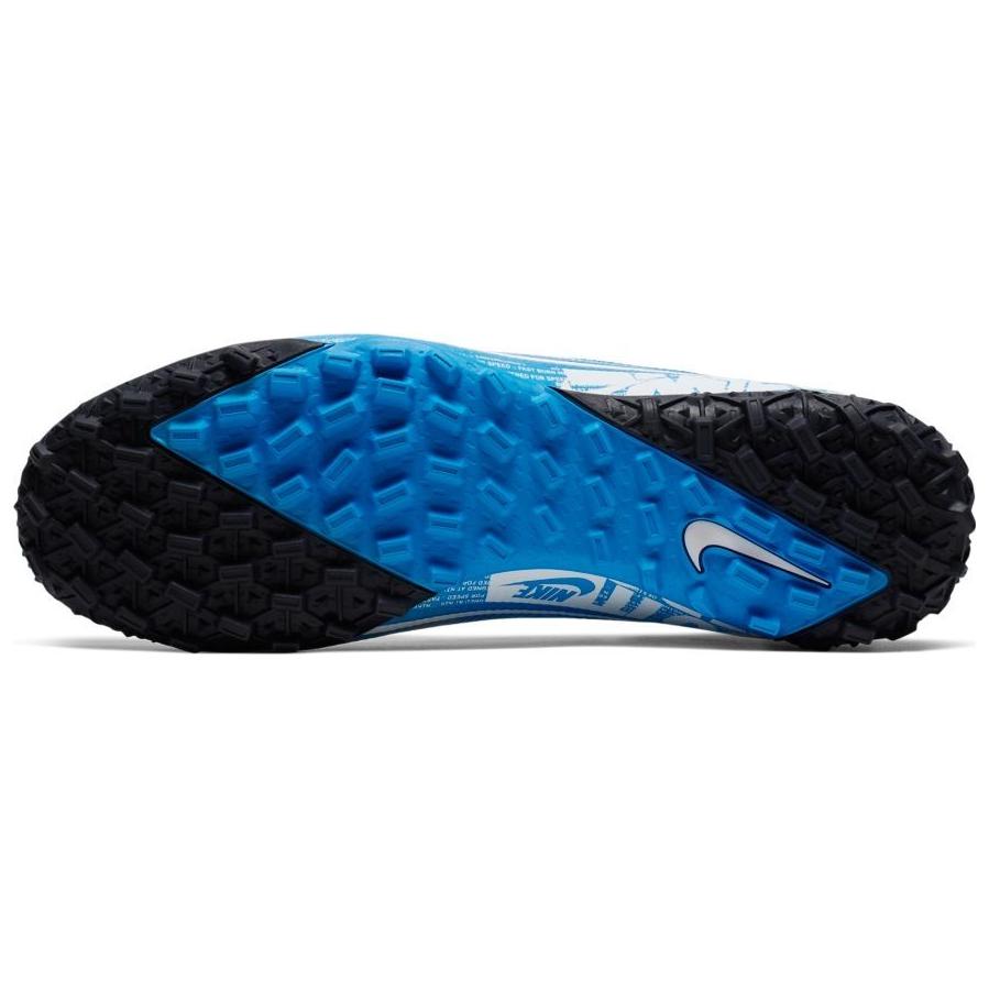 Бутсы Nike Mercurial Superfly 7 (сине-белые) — Синий / белый — фото 4