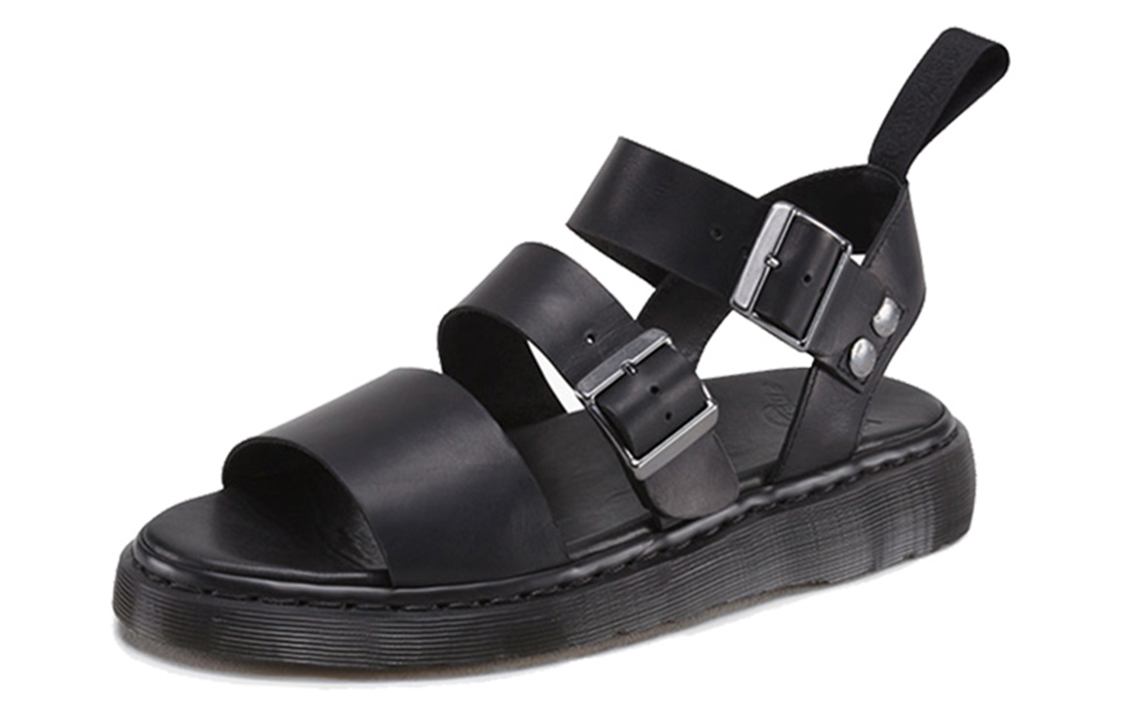 Dr.Martens Leather Roman Sandals Unisex Black