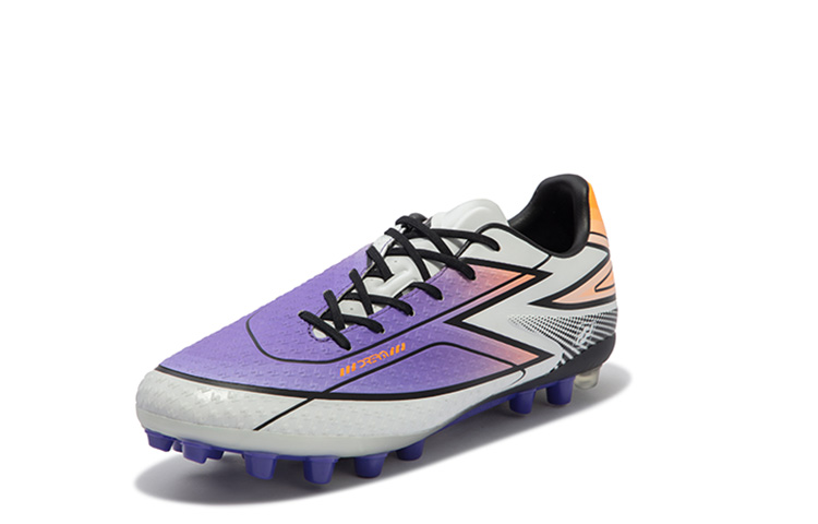 361° Soccer Shoes Unisex Low Top Purple/Orange/Gray