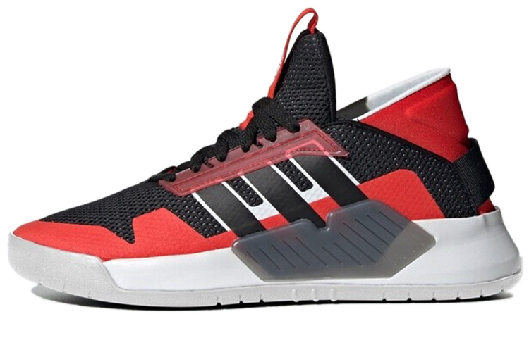 Мужские кроссовки adidas neo BBALL90S (черно-красные) — фото 1