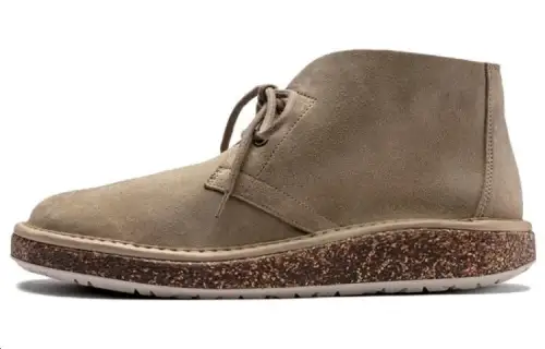 Birkenstock Suede Casual Shoes Men's Brown Regular