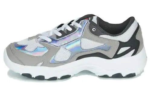 FILA Slip Resistant Abrasion Resistant Low top Casual Shoes Women's Black White Gray
