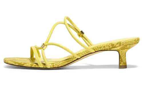 CHARLES&KEITH Composite Sole Slide Slippers Women's Yellow