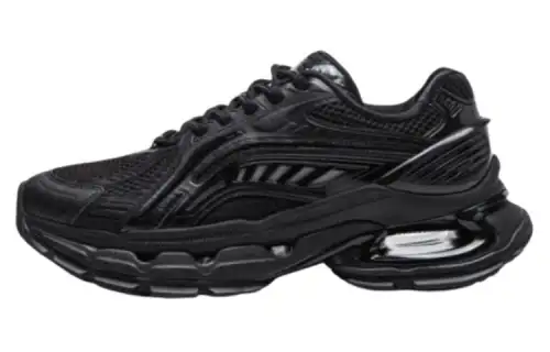 Li Ning Slip Resistant Abrasion Resistant Low top Casual Shoes Women's Black