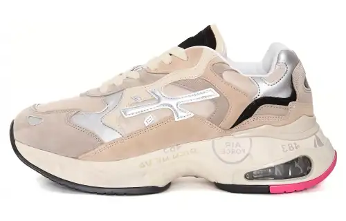 PREMIATA Minimalist Fashion Low top Casual Shoes Women's Beige