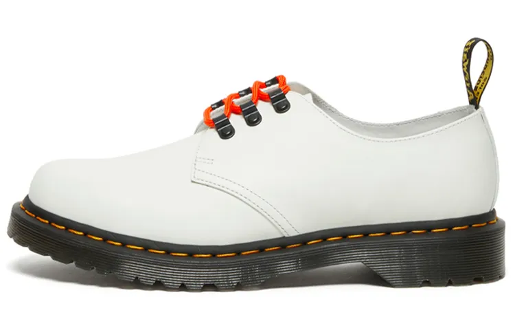 Dr. Martens 1461 Ben Smooth 3 Eye 'White Orange'