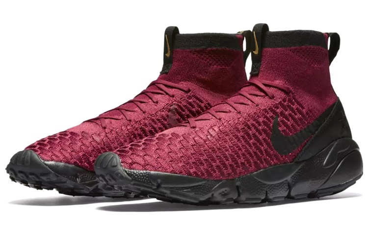 Мужские кроссовки Nike Footscape Magista Team Red (красные) — 团队红/金属黄金/黑 — фото 2