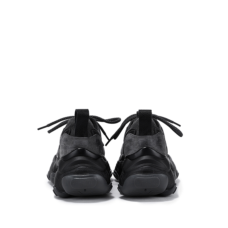 SELAIYA Fabric Low top Chunky Sneakers 6cm Women's Black