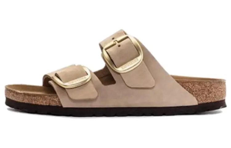 Birkenstock Arizona Big Buckle EVA Slide Slippers Women's Beige Narrow