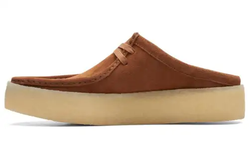 Clarks Originals Wallabee Cup Mule Tan Suede