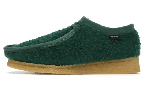 Clarks Originals Wallabee Aime Leon Dore Green Casentino Wool