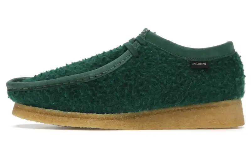 Clarks Originals Wallabee Aime Leon Dore Green Casentino Wool