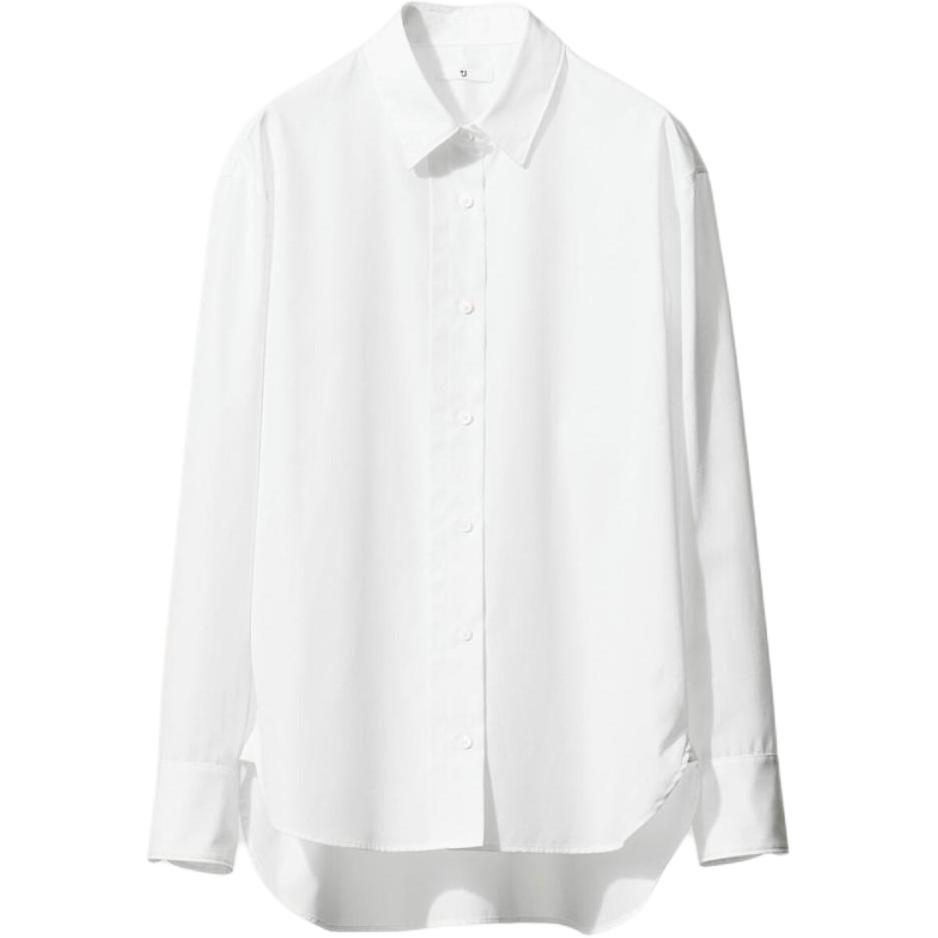 Женская рубашка UNIQLO × Jil Sander (черная)