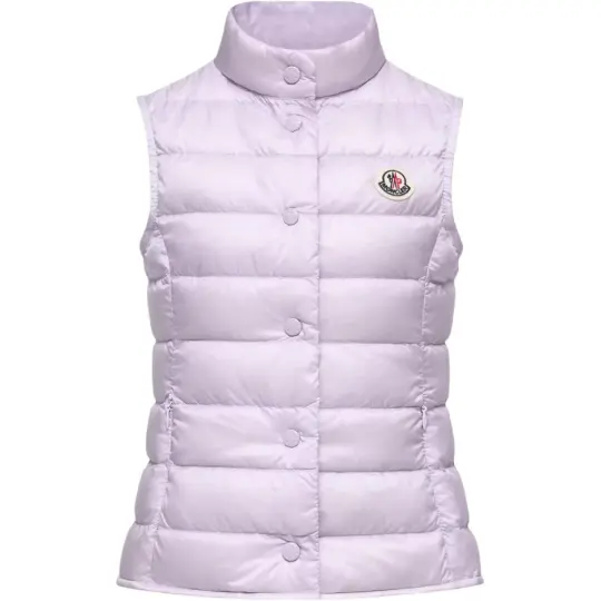 Moncler Down Vest Liane SS26 Light Purple Kids'