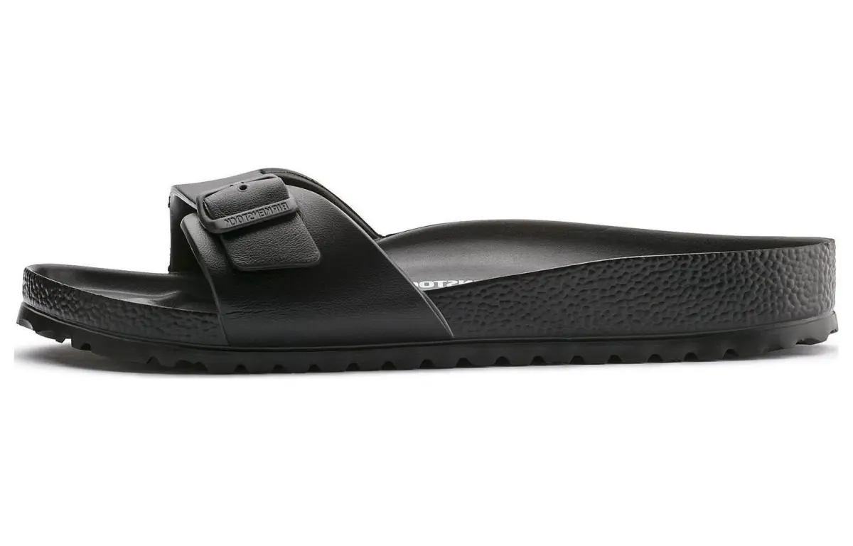 Birkenstock Madrid Slide Slippers Women's Black Narrow