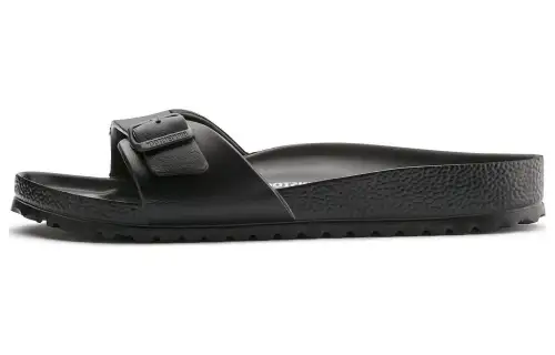 Birkenstock Madrid Quiet Slide Slippers Women's Black Narrow