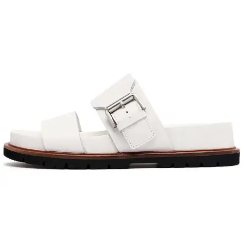 Clarks Slide Slippers Women's White