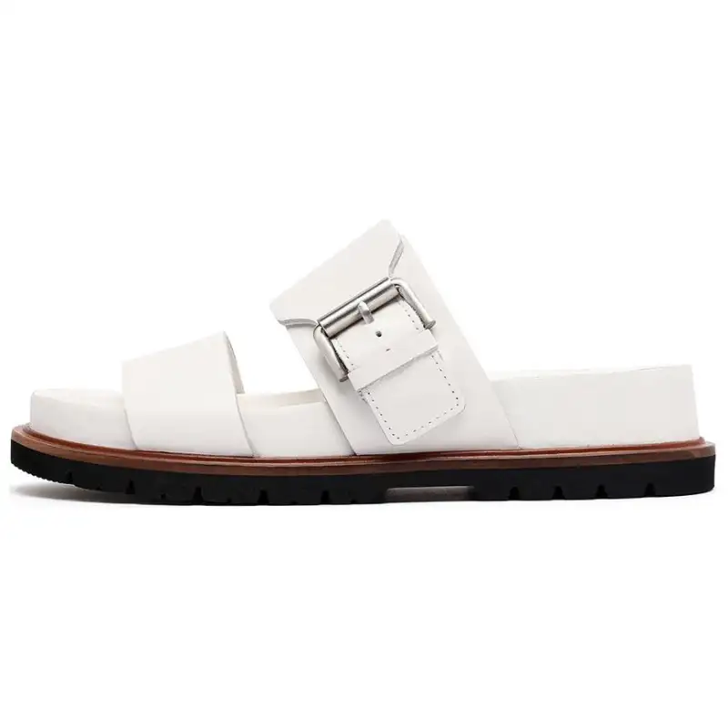 Clarks Slide Slippers Women's White