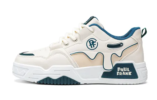 PAUL FRANK Pu Comfortable Slip Resistant, Abrasion Resistant, Lightweight, Breathable Low top Skateboard Shoes Men's