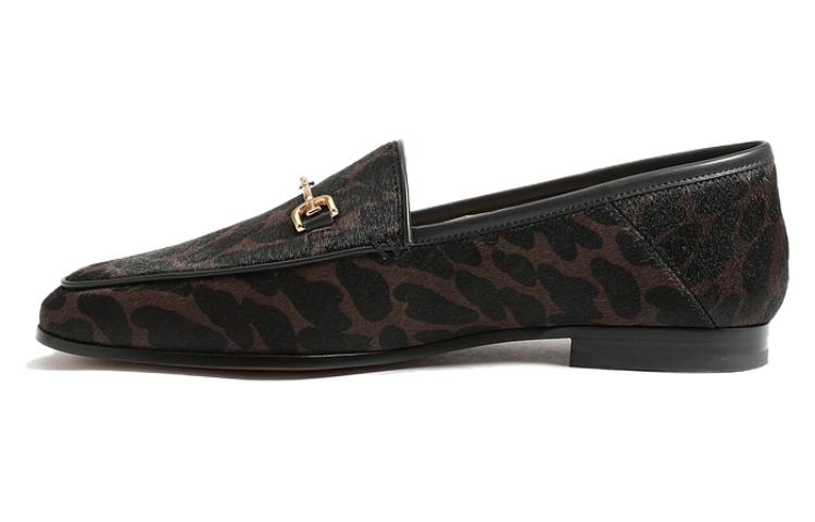 SAM EDELMAN Cow Leather Loafers Women's Brown
