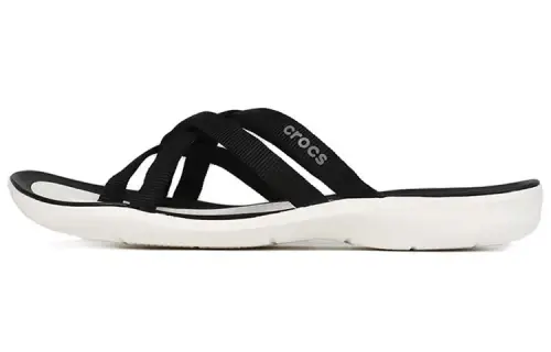 Crocs Beach & Pool SlidesSlippers 'Black White' Women's
