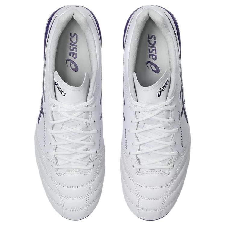 Asics DS LIGHT X FLY 5 Artificial Turf, Natural Grass Soccer Shoes Men’s White Purple